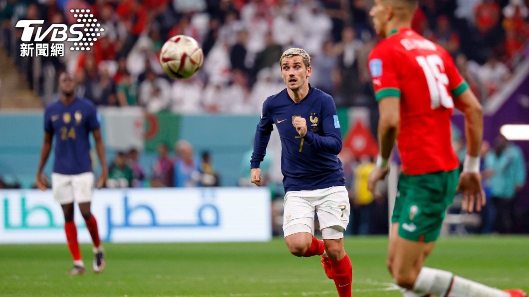 Griezmann為法國創造20次射門機會。(圖/達志影像路透社)