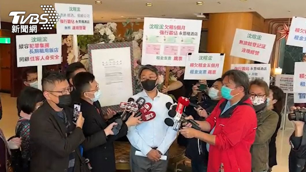 順為國際的張律師出面表示豐昱先違反承租合約。(圖/TVBS)