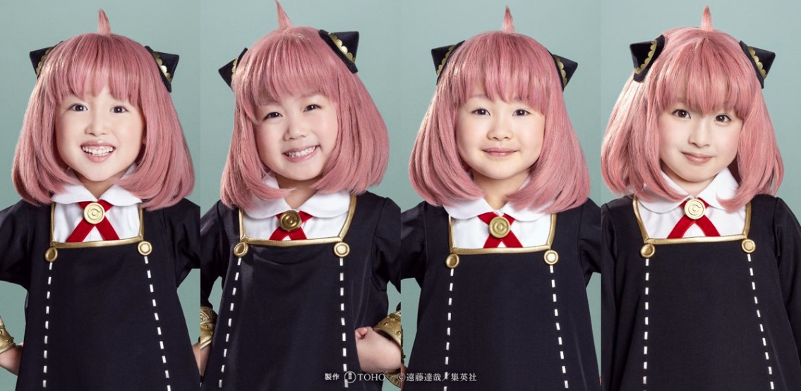 可愛與調皮兼具的安妮亞,將由4位童星輪流出演。(圖/翻攝自@spyfamily_stage推特)