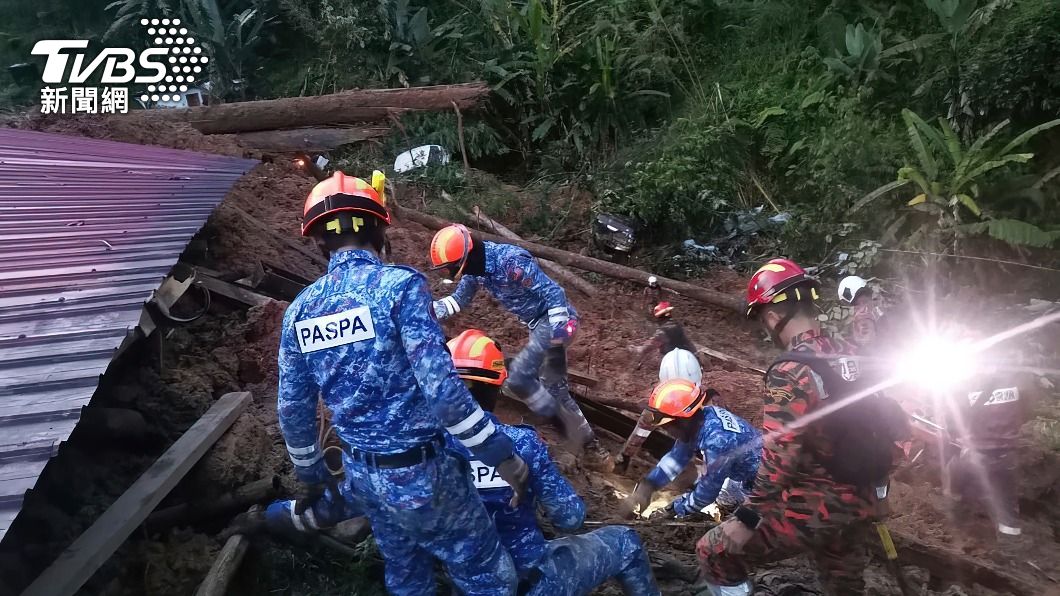 馬來西亞無照露營區山崩 死亡失蹤達30餘人