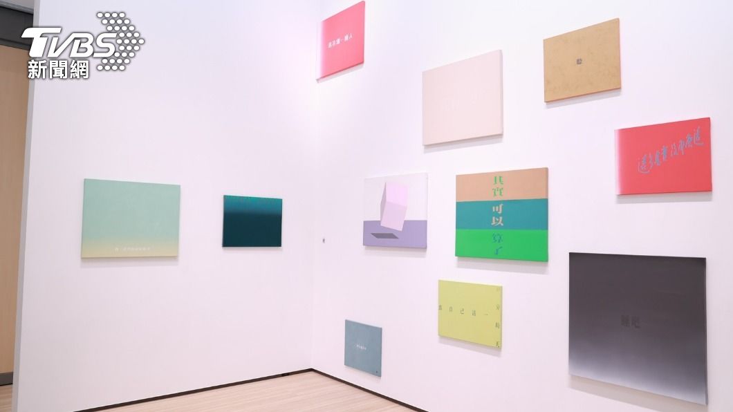 蔡康永畫展。（圖／黃城碩攝）