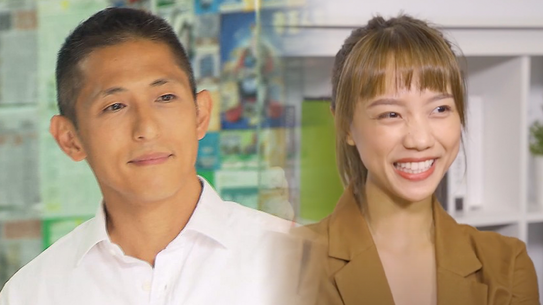 吳怡農妻子真面目亮相。(合成圖/TVBS資料照、翻攝YouTube「原一個夢!」)