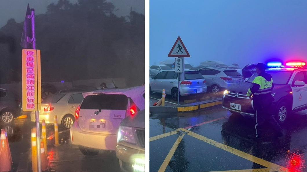 天未亮就衝合歡山!停車場早上爆滿 遊客卡位等「瑞雪」