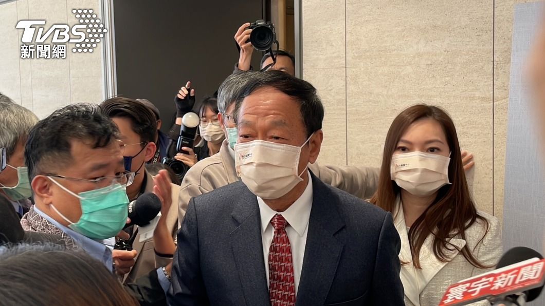 郭台銘誓要攻克癌症。（圖／王翊綺攝）