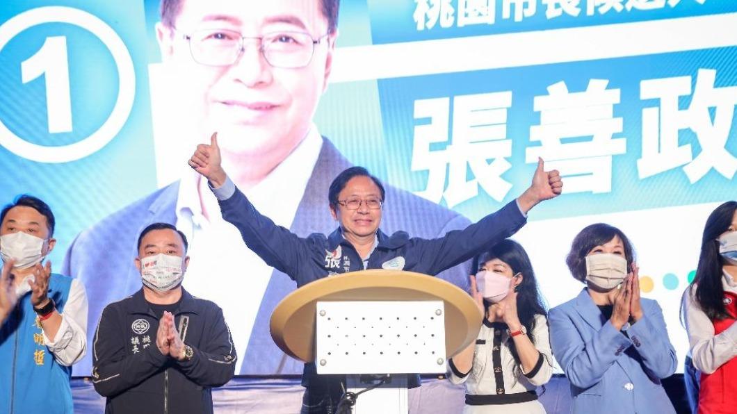 國民黨張善政當選桃園市長後公布小內閣人選。（圖／張善政競辦提供）