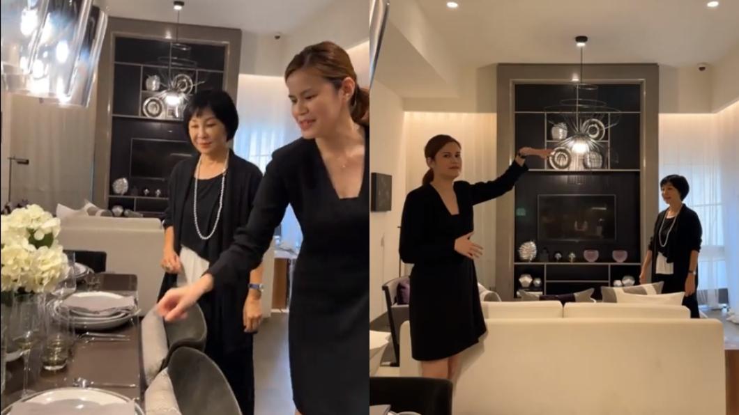 吳淡如笑稱連刀叉都是跟建商拗的。(圖/翻攝自地產秘密客Ting & Sam臉書)