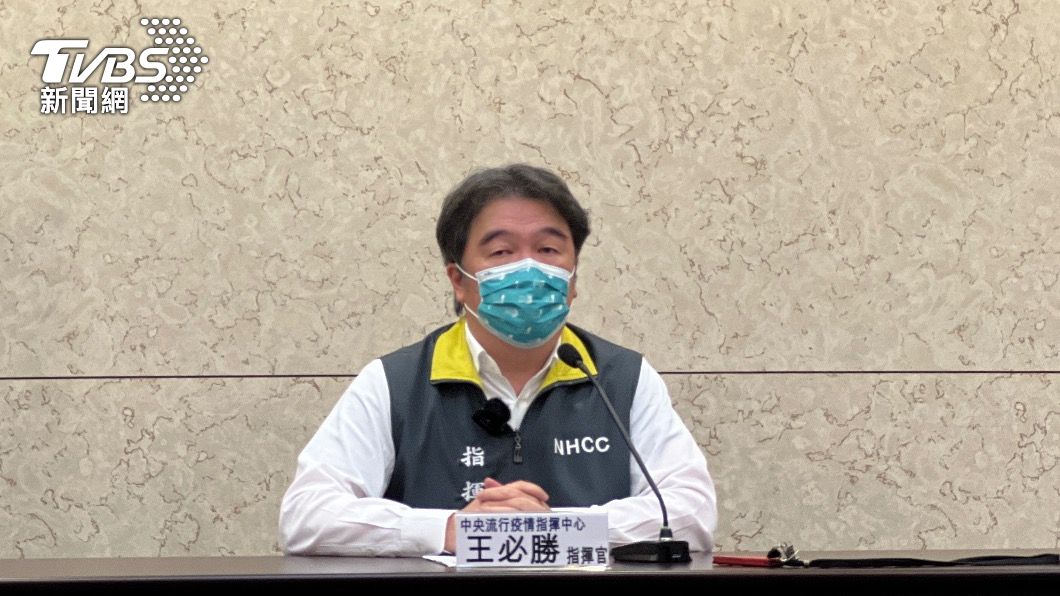 指揮中心指揮官王必勝今(20)日臨時接受媒體聯訪。(圖/TVBS)