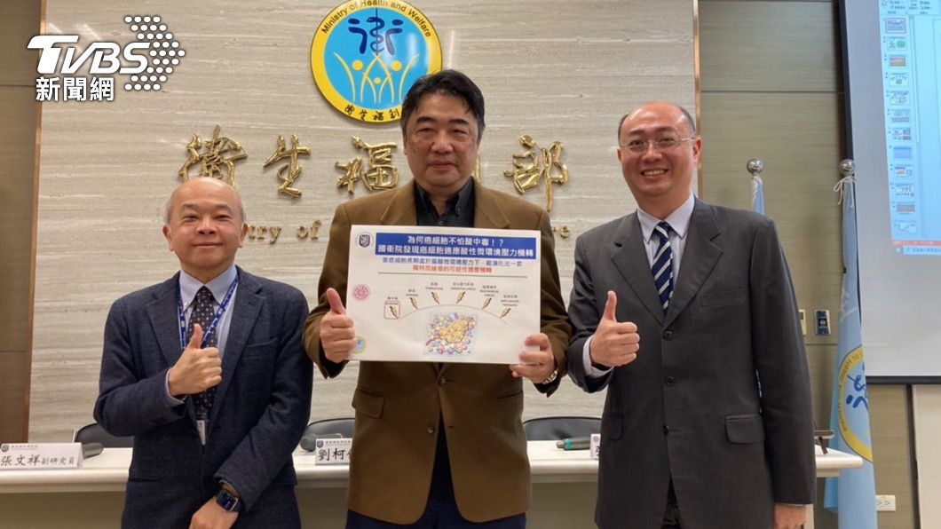 國衛院最新研究發現,癌細胞酸性微環境壓力下得以生長增殖。(圖/國衛院提供)