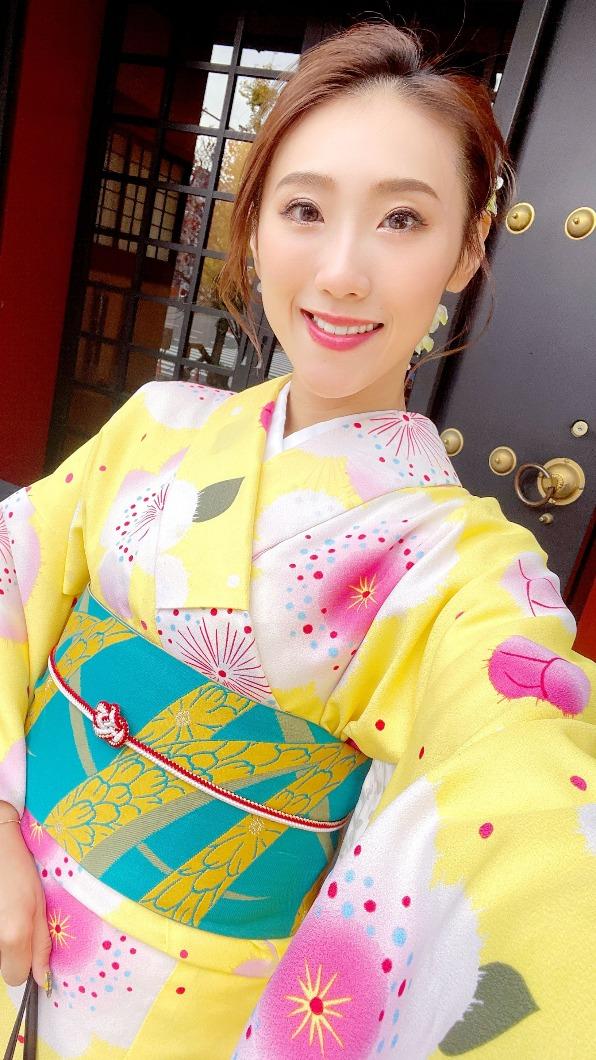 謝金晶去日本旅遊。(圖/豬哥亮電視台提供)