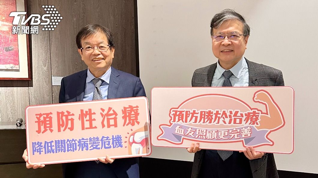 醫師表示，中度血友病患者如長期出血，最終恐導致關節病變。（圖／TVBS）