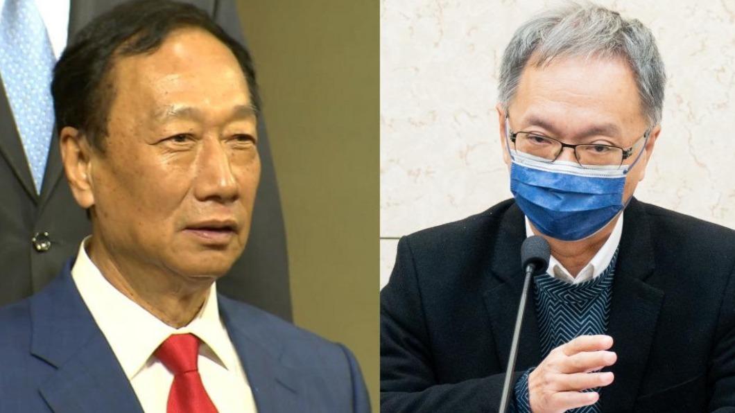 鴻海集團創辦人郭台銘和衛福部長薛瑞元近日隔空交火。(圖/TVBS資料照、指揮中心提供)