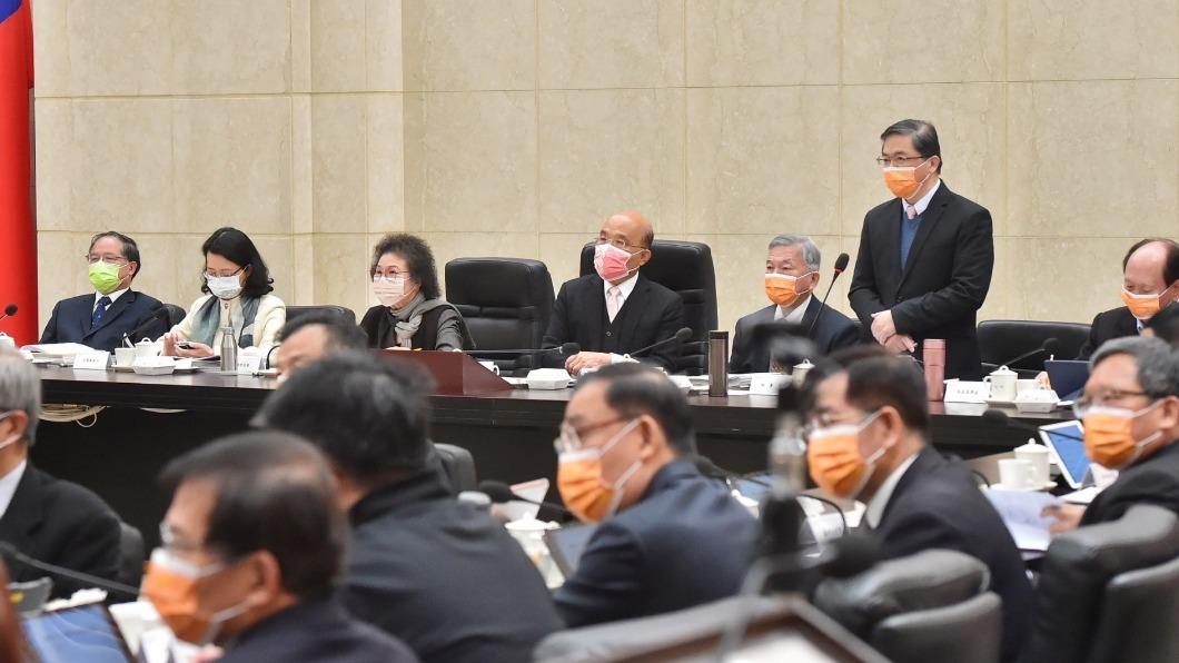 蘇貞昌今出席「監察院111年巡察行政院會議」。(圖/政院提供)