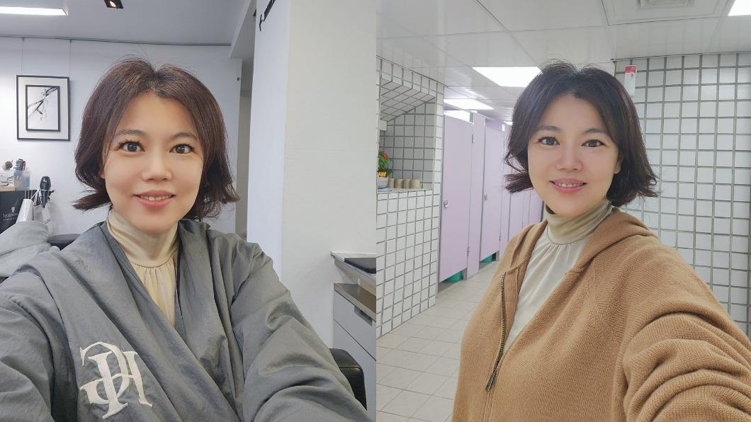 游淑慧將頭髮剪短,笑稱同事都認不出她是誰。(圖/翻攝自游淑慧臉書)