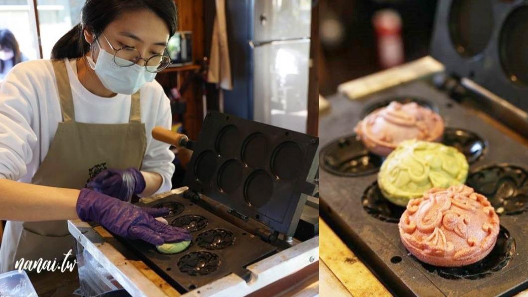 店主不想讓阿嬤的傳統手藝失傳,特別研發開模打造「湖怪」造型的創意紅龜粿。(圖/Nana愛旅行札記提供)