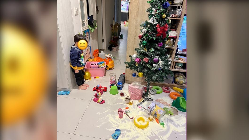 兒子想讓耶誕樹下雪!1舉動讓母崩潰 全網笑歪:有創意