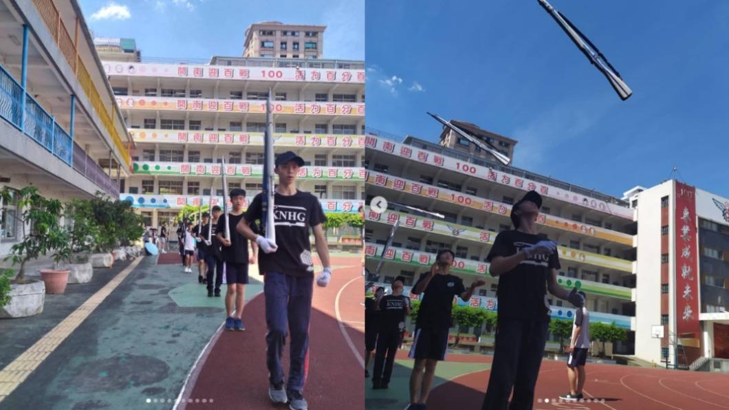 有過來人解釋,儀隊平時的訓練相當辛苦。(圖/翻攝自開南儀隊IG)