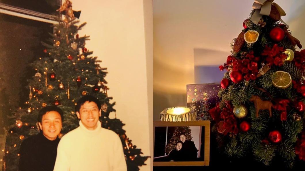 哥哥最愛聖誕節!生前摯愛曬甜蜜舊照 穿情侶裝緊抱張國榮