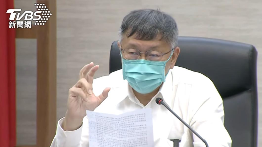 台北市長柯文哲堅持每天開晨會。(圖/TVBS)