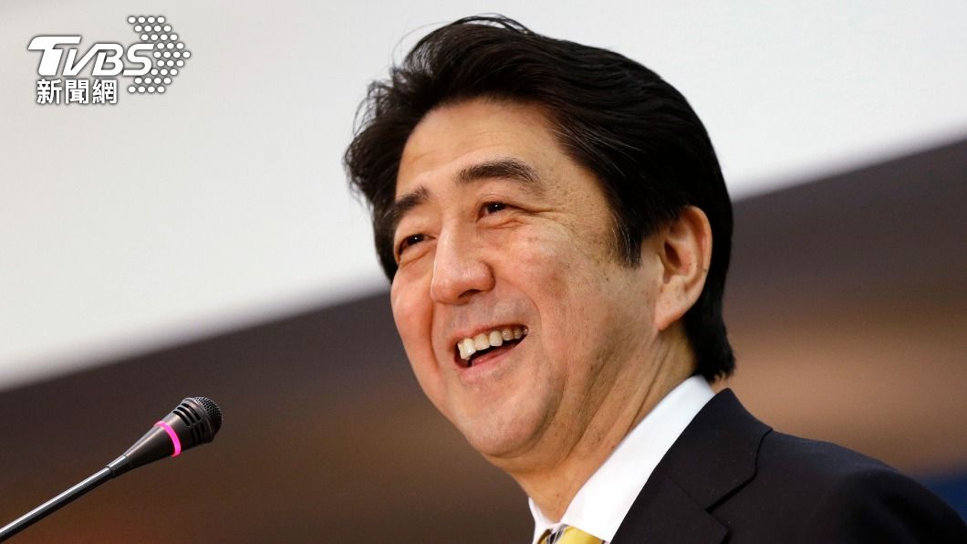 日本已故前首相安倍晉三。(圖/達志影像美聯社)