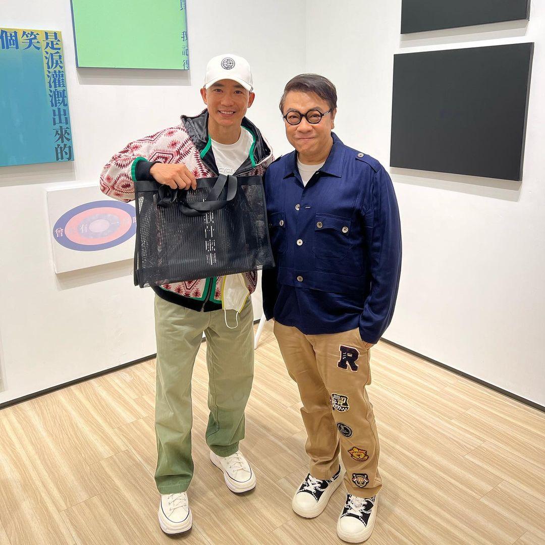 劉耕宏到場力挺蔡康永畫展。(圖/翻攝自劉耕宏IG)