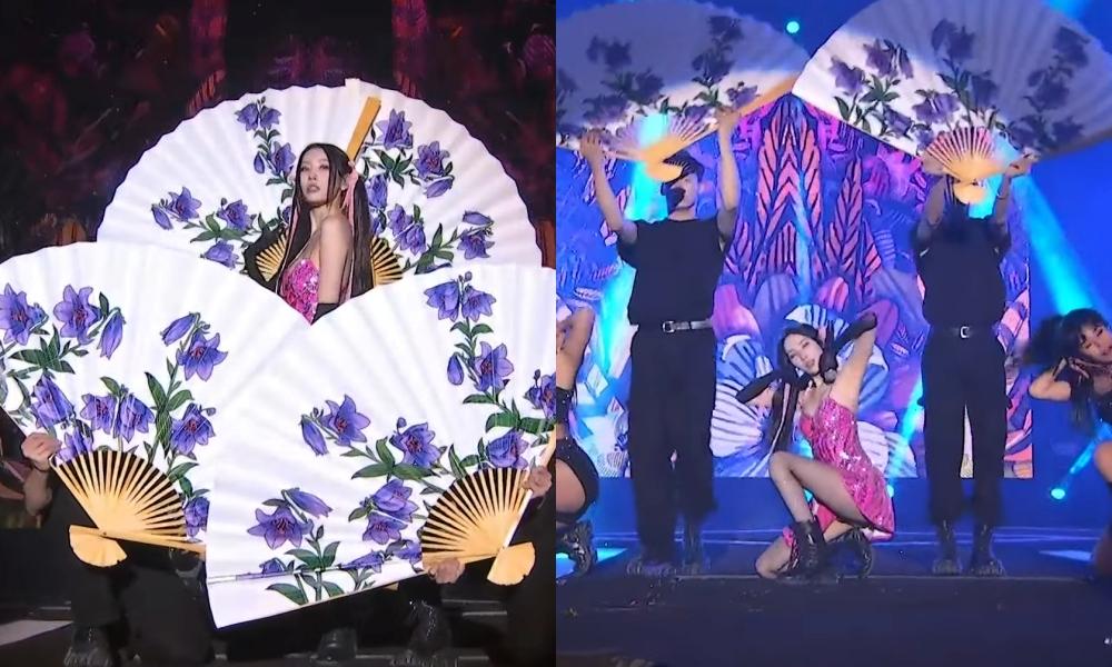 宣美的華麗舞群也是亮點。（圖／TVBS）