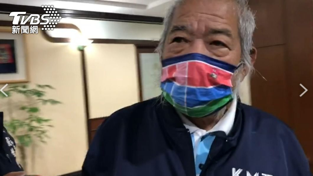 國民黨台南市議員張世賢。(圖/TVBS)