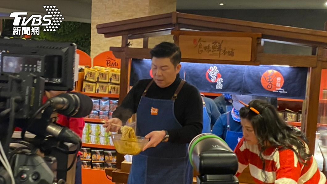 曾國城出席見面會。(圖/林彥君攝)