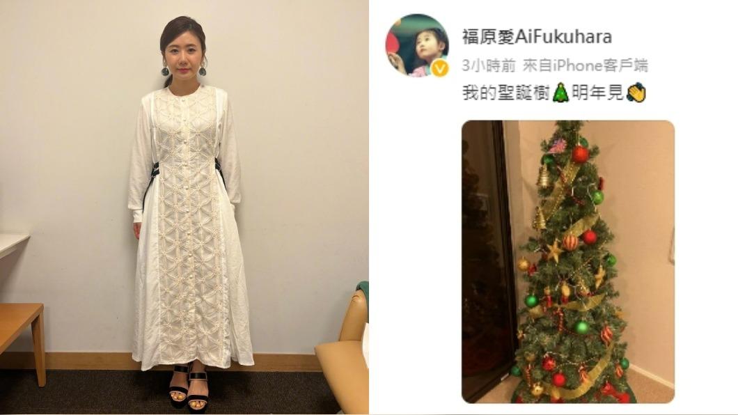 福原愛曬耶誕樹告別 官司纏身2年暴瘦!自曝經常難入眠