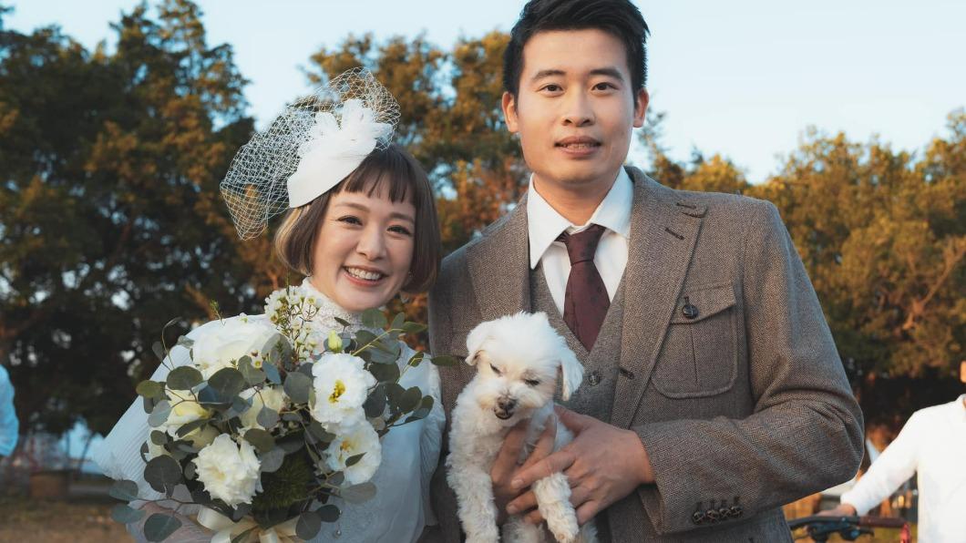 151林彥君結婚了！　披絕美白紗「激情擁吻」甜喊：好美的婚禮