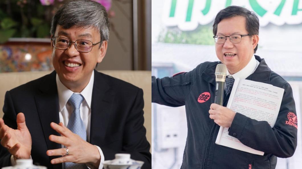 沈政男認為,陳建仁與鄭文燦將是新任正副閣揆的人選。(圖/翻攝自陳建仁、鄭文燦臉書0