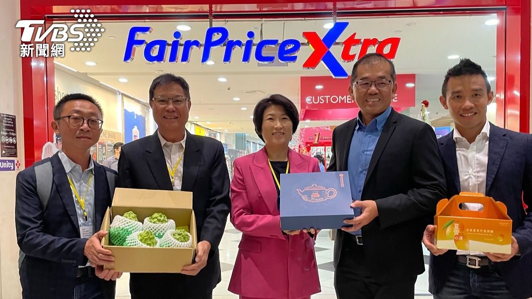 拓展外銷市場 台東縣長赴星推鳳梨釋迦與特色農產