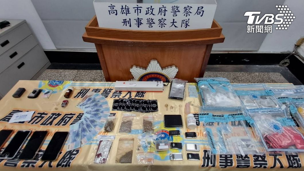 查扣的毒品。（圖／TVBS）