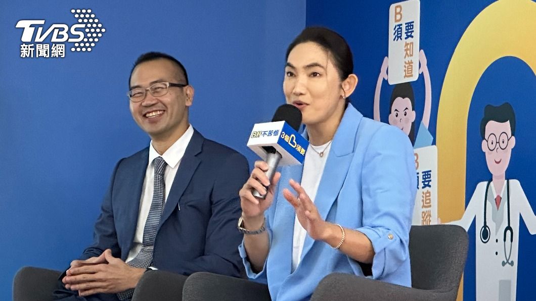 錢薇娟自己也曾是B肝帶原者。（圖／許稚佳攝）