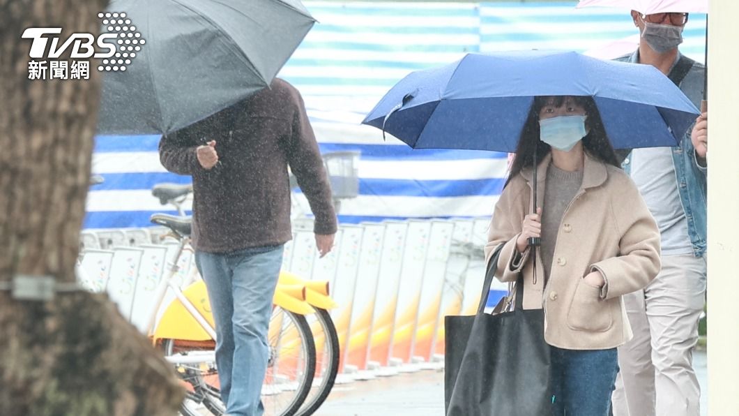週二(3/14)降雨集中在東北角地區為主。(圖/TVBS資料畫面)