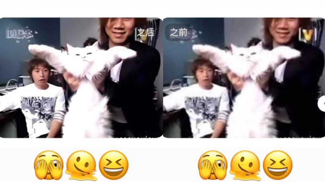 阿信在IG分享修圖前後變化,解析度明顯有差。(圖/翻攝自阿信IG)