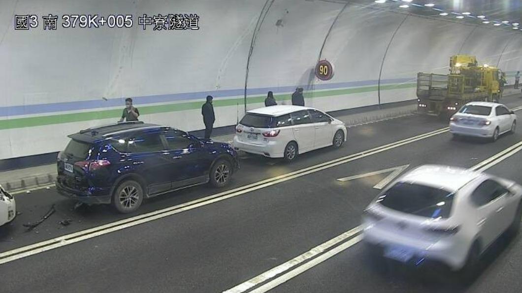 國道三號6車連撞回堵6公里 下午還有4重點壅塞路段