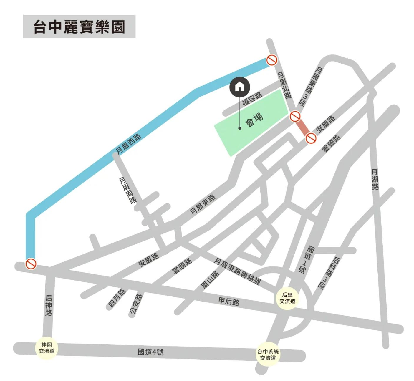2023 Uber 跨年管制地圖。(圖/Uber提供)