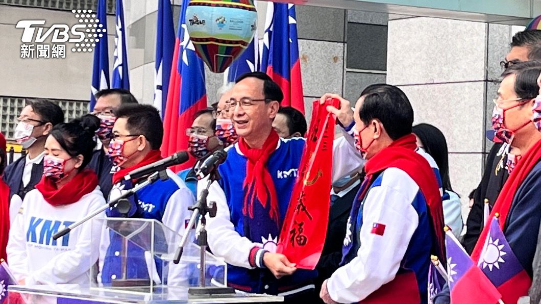 國民黨主席朱立倫。（圖／黃韋銓攝）