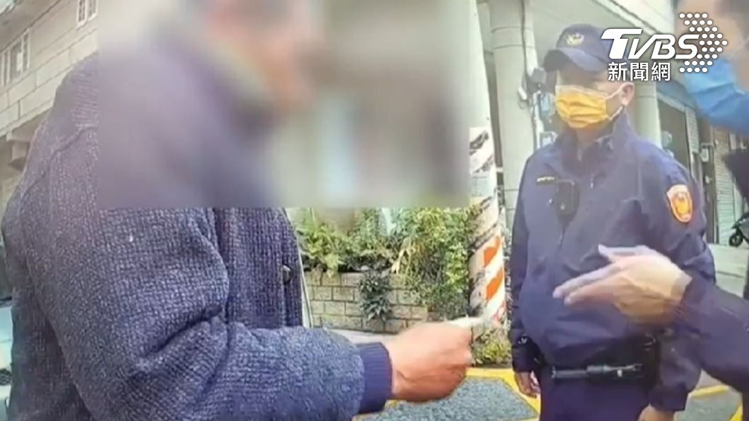 毆打女子的街友被逮。（圖／警方提供）