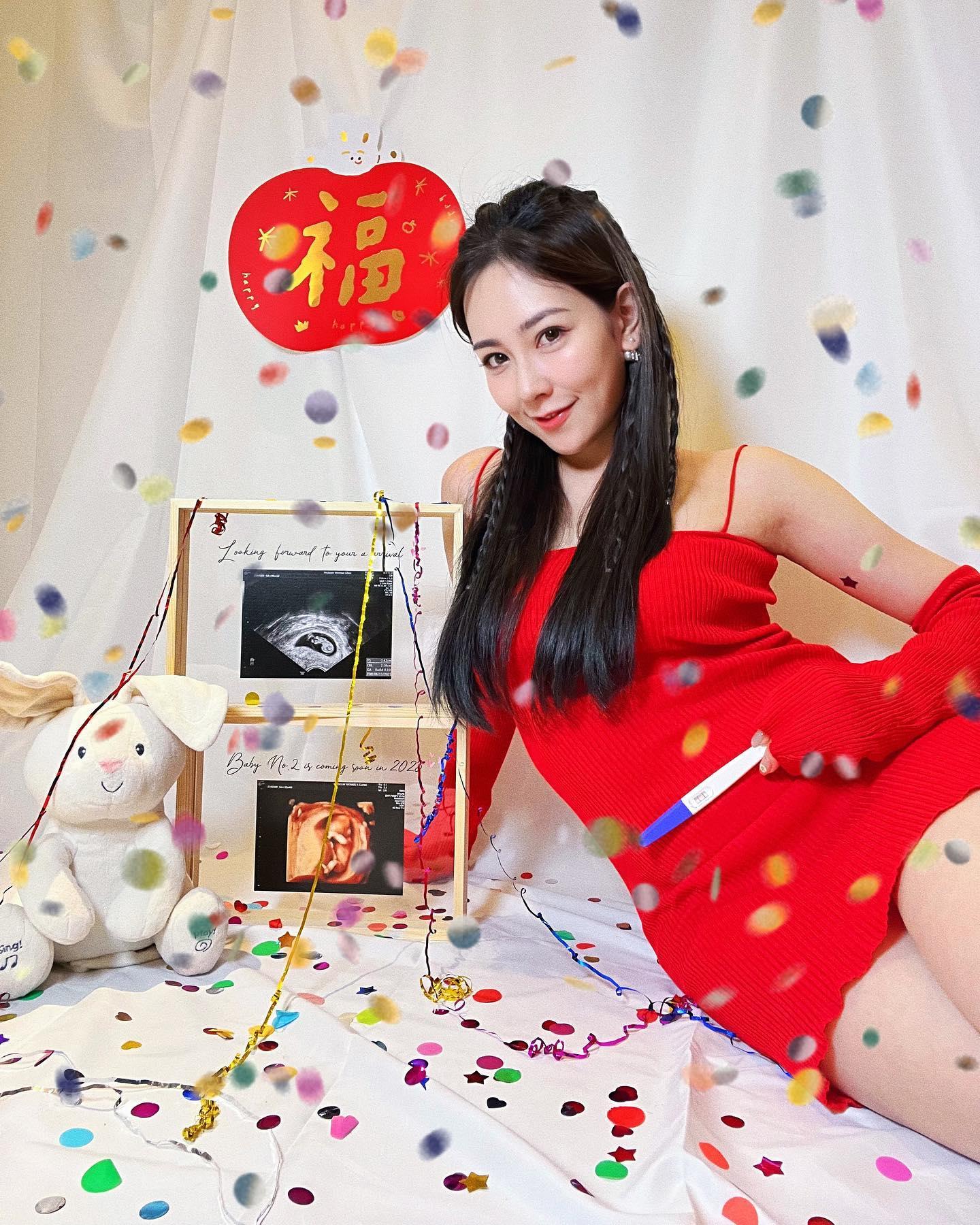 丁巧唯甜曬超音波照。(圖/翻攝自丁巧唯臉書)