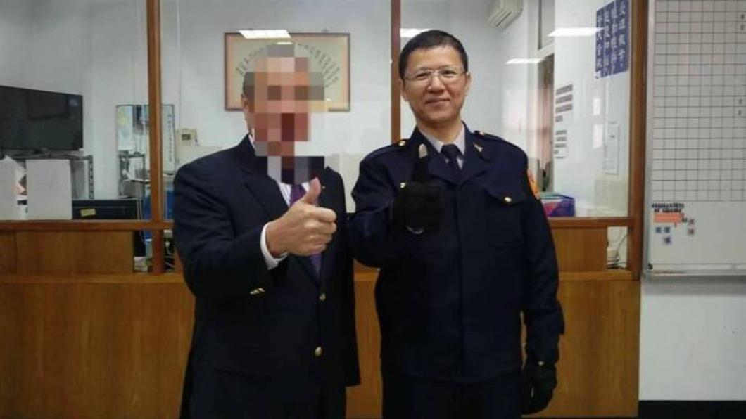 台南市警局秘書室主任莊武能(右)因涉恐嚇,遭諭知10萬交保。(圖/苗栗縣政府網站)