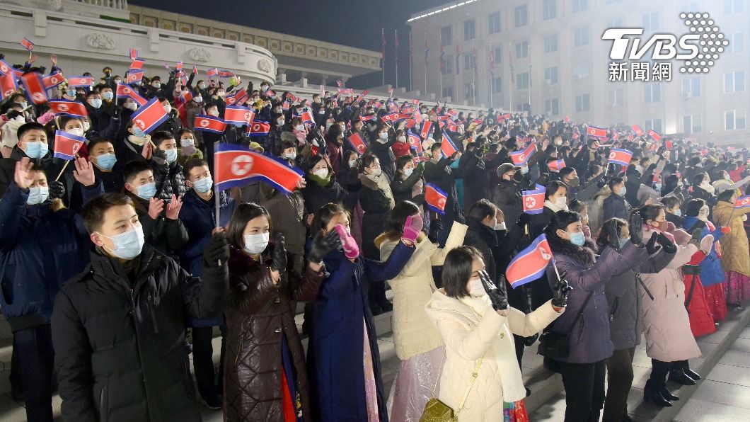 大批民眾揮舞著國旗參與活動,展現愛國形象。(圖/達志影像路透社)