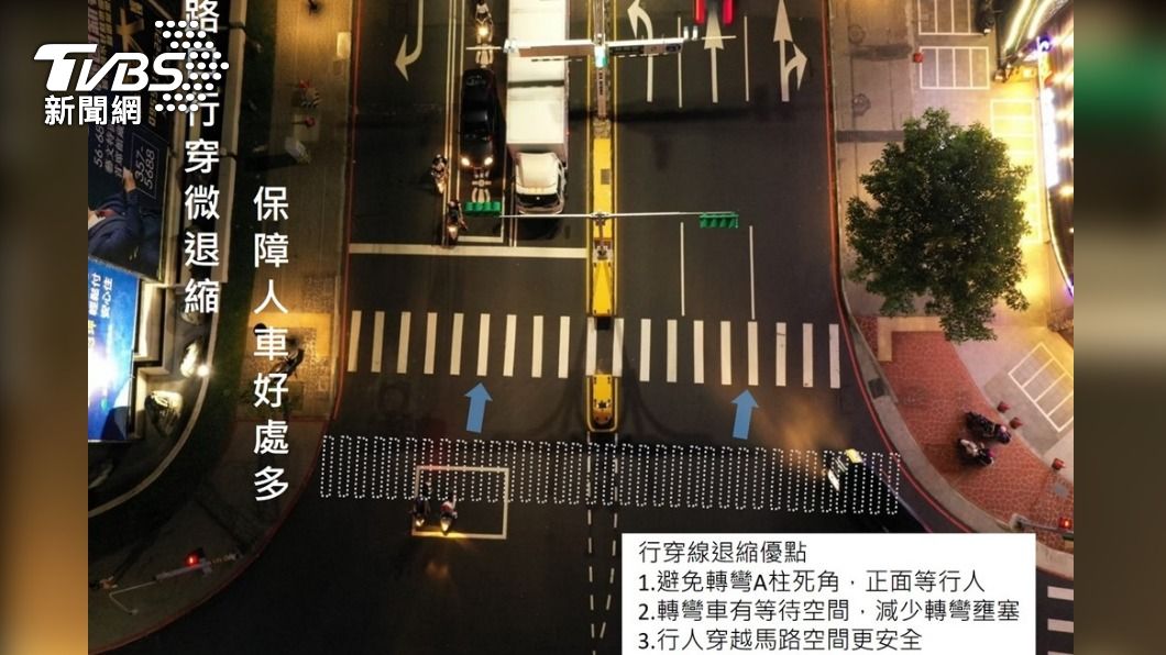 駕駛人注意 桃13處試辦斑馬線退縮