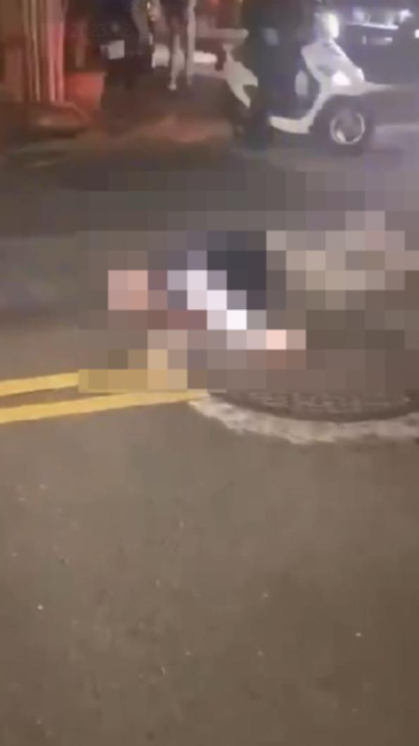 郭信一倒臥血泊身亡。(圖/翻攝自社會事新聞影音)