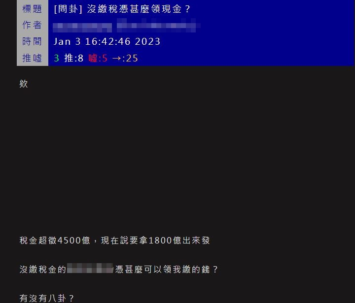網友在PTT炸鍋,開出多篇貼文直喊不公平。(圖/翻攝自PTT)