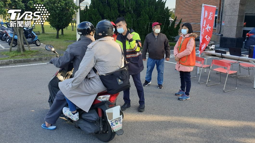 淡水分局在漁人碼頭成立騎警隊。(圖/TVBS)