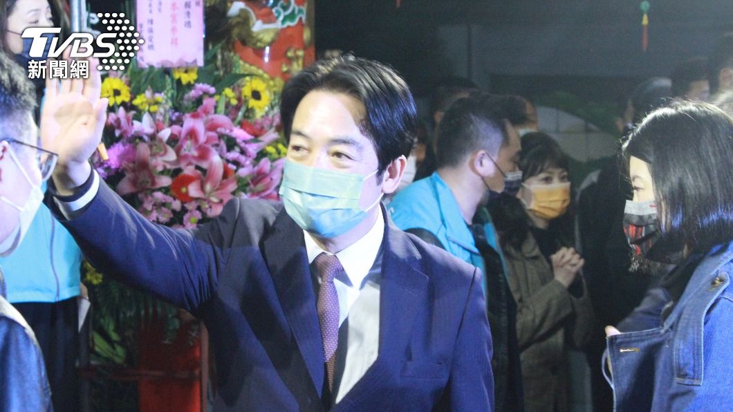 副總統賴清德也到場相挺。(圖/方炳超攝)