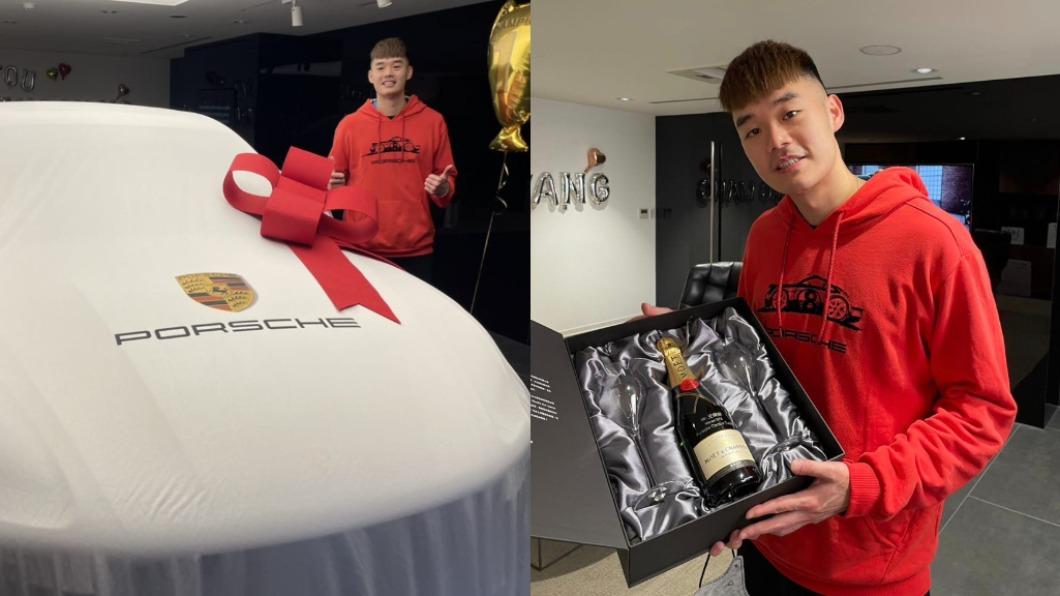 喜提新車!王齊麟入手保時捷 嗨翻:實現男人的夢想