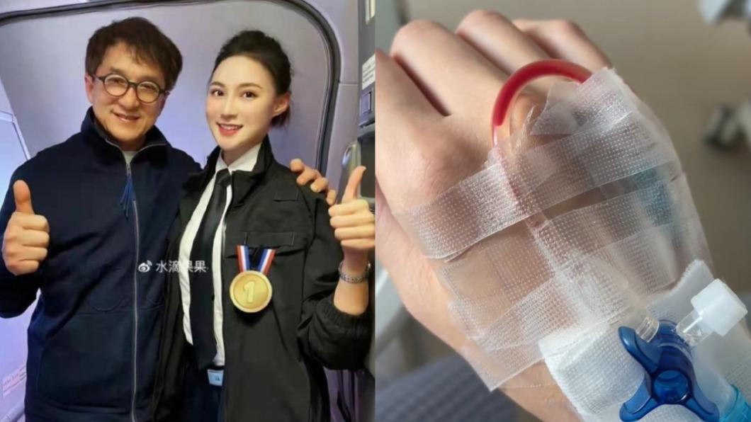 被成龍要電話爆紅!正妹空姐「急動全麻手術」虛弱躺床病況曝