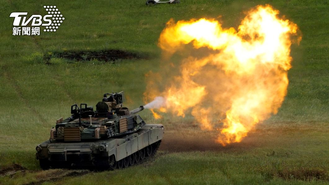 烏方此前曾表達希望美方能軍援M1艾布拉姆斯坦克。(圖/達志影像路透社)